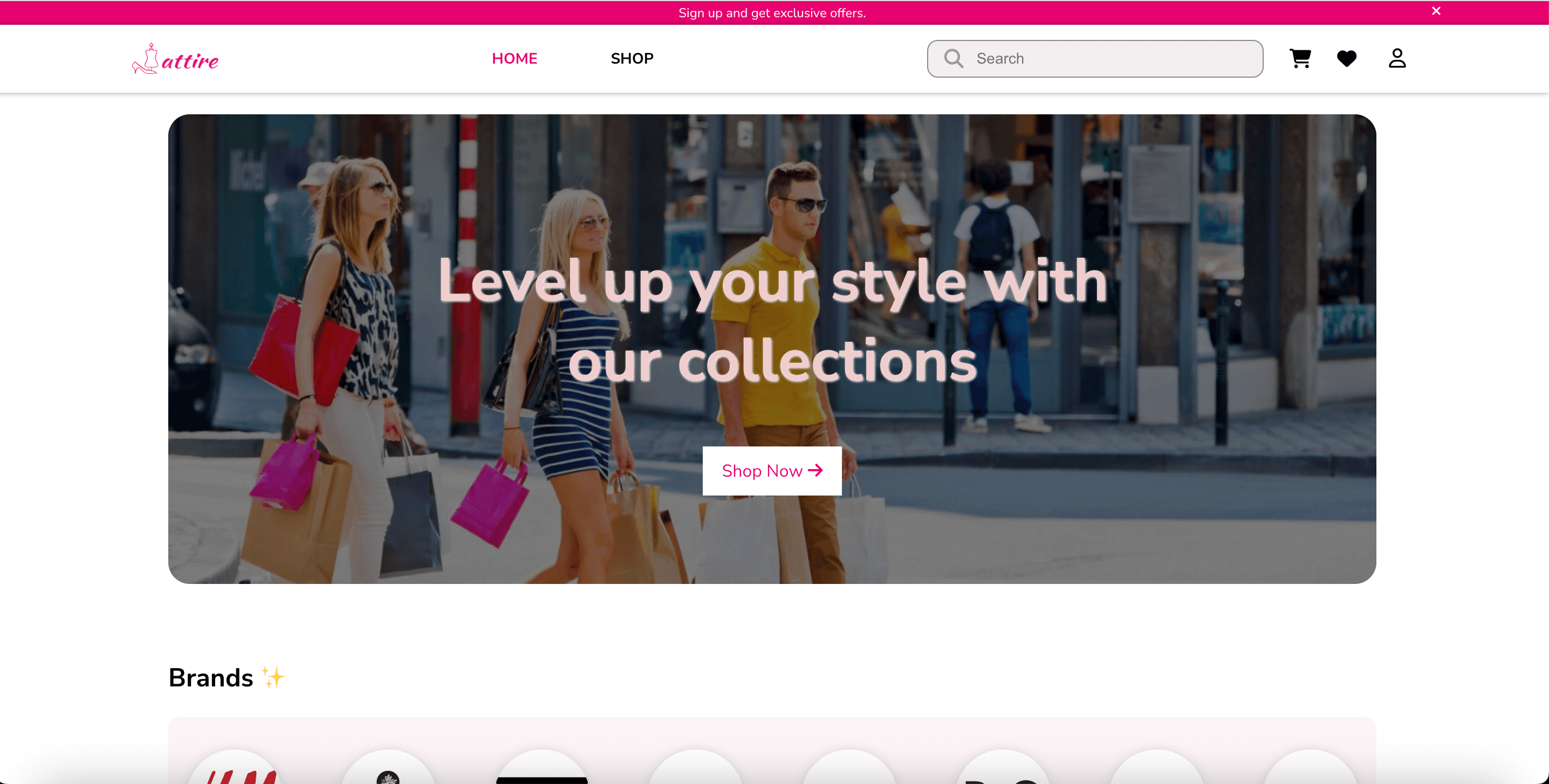 Attire (E - commerce)